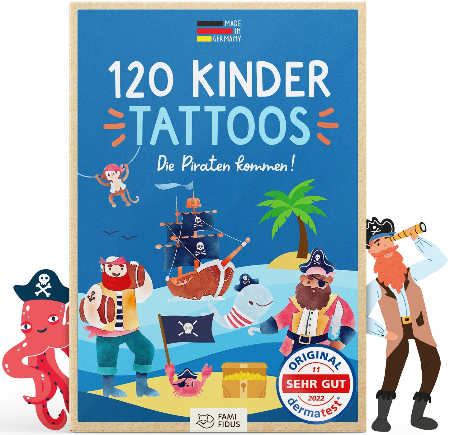 Hautfreundliche Kinder Tattoos (120 Stück)