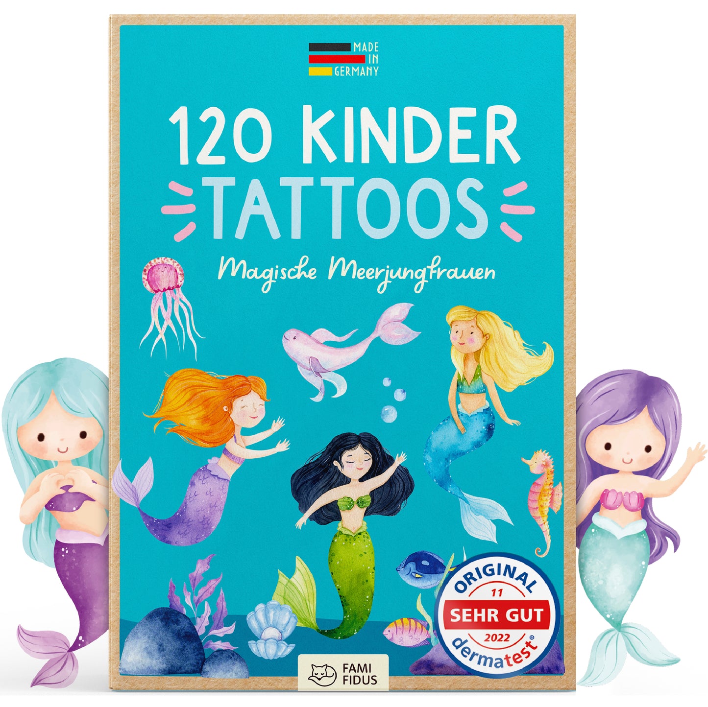 Hautfreundliche Kinder Tattoos (120 Stück)